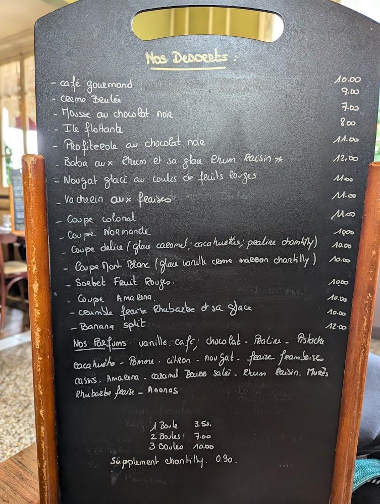 Le Petit Cèdre - Menu Image 2