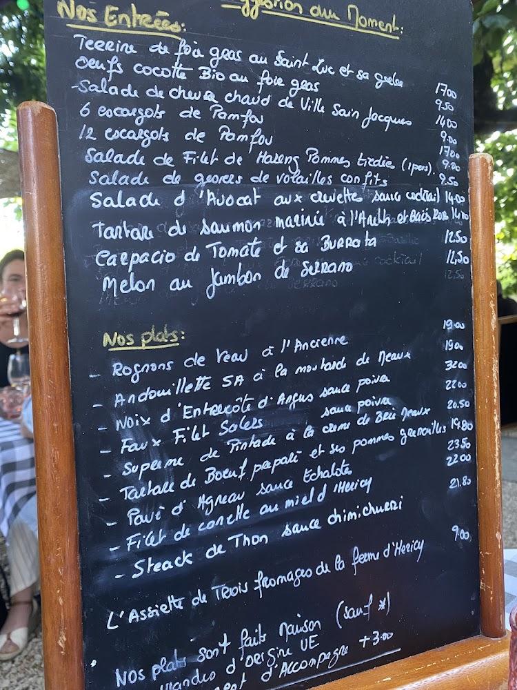 Le Petit Cèdre - Menu Image 3